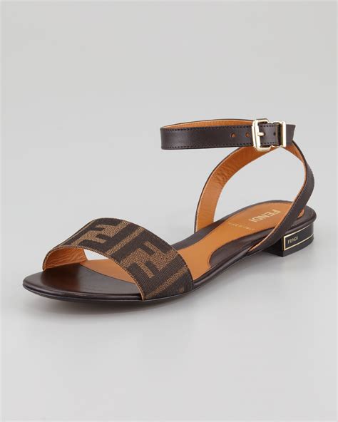 fendi signature sandal|fendi sandals flat woman.